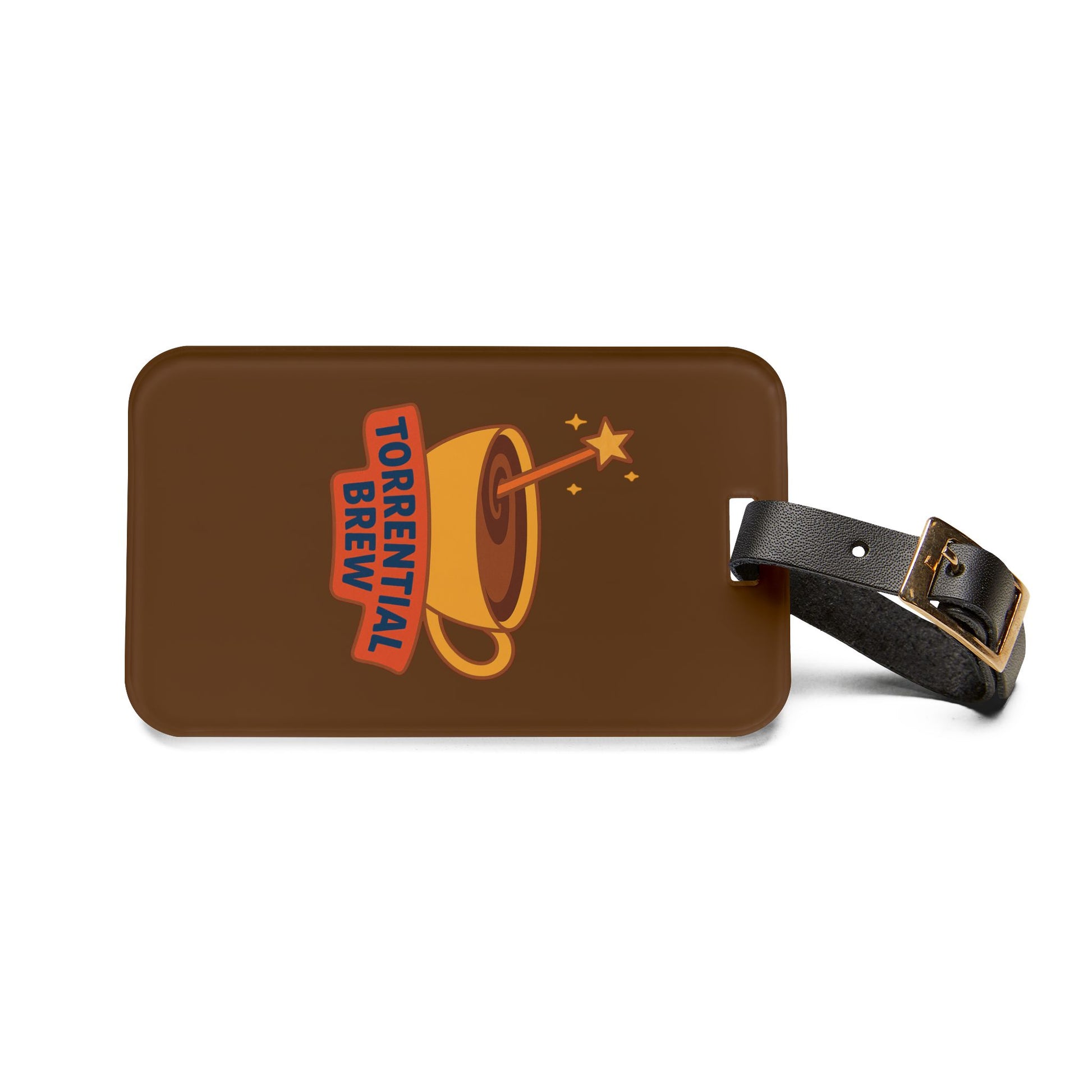 Torrential Brew Original Logo Coffee-Inspired Luggage Tag