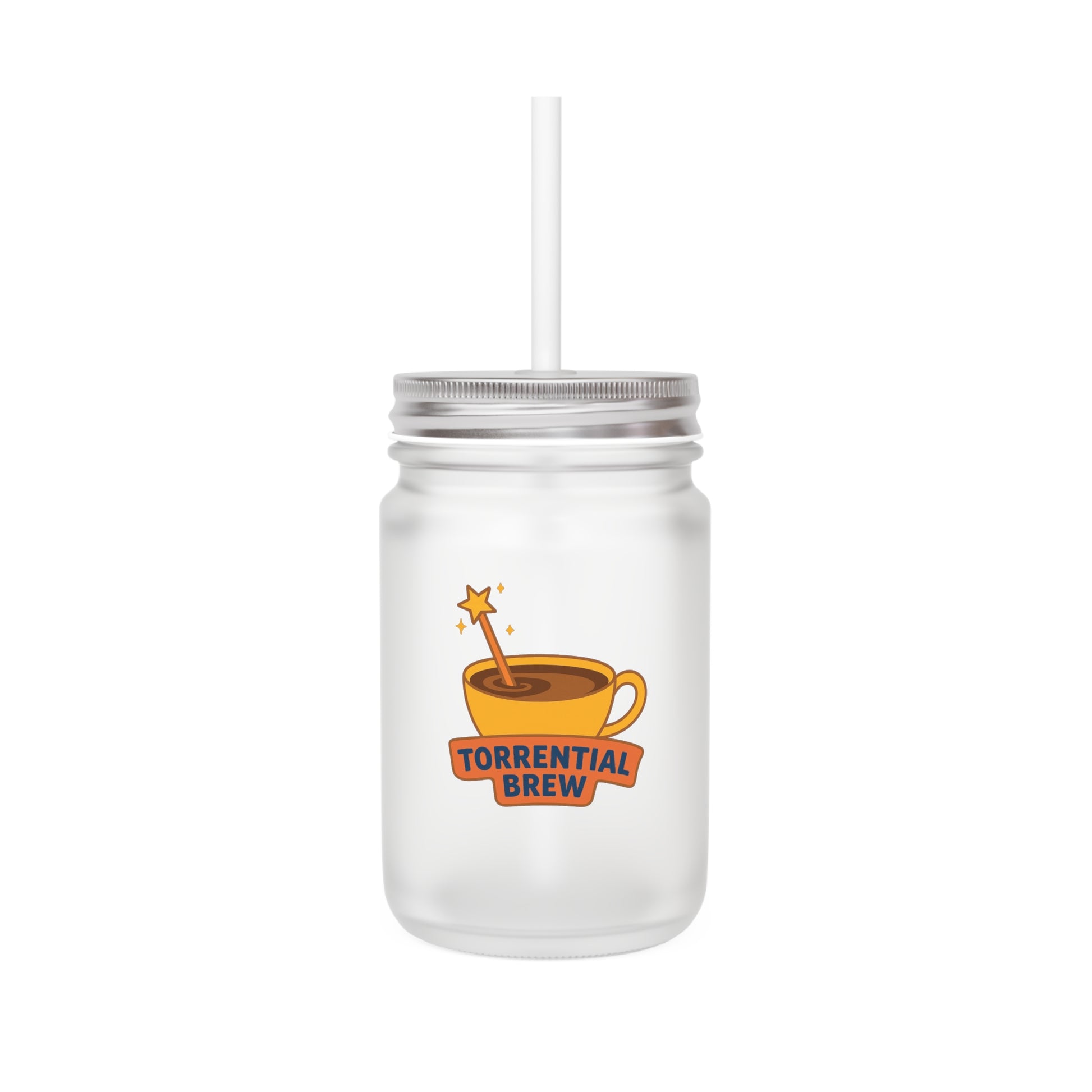 Torrential Brew Original Logo Mason Jar